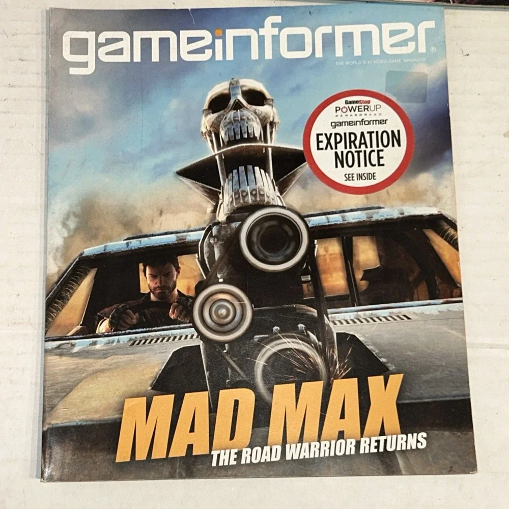 Gameinformer‎ Magazine Bundle Lot of 7 Game Informer Mad Max Rockband God Of War